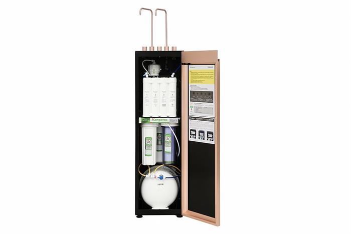 Máy lọc nước RO nóng nguội lạnh Hydrogen ion kiềm Kangaroo Sumire KGHC12A3 12 lõi