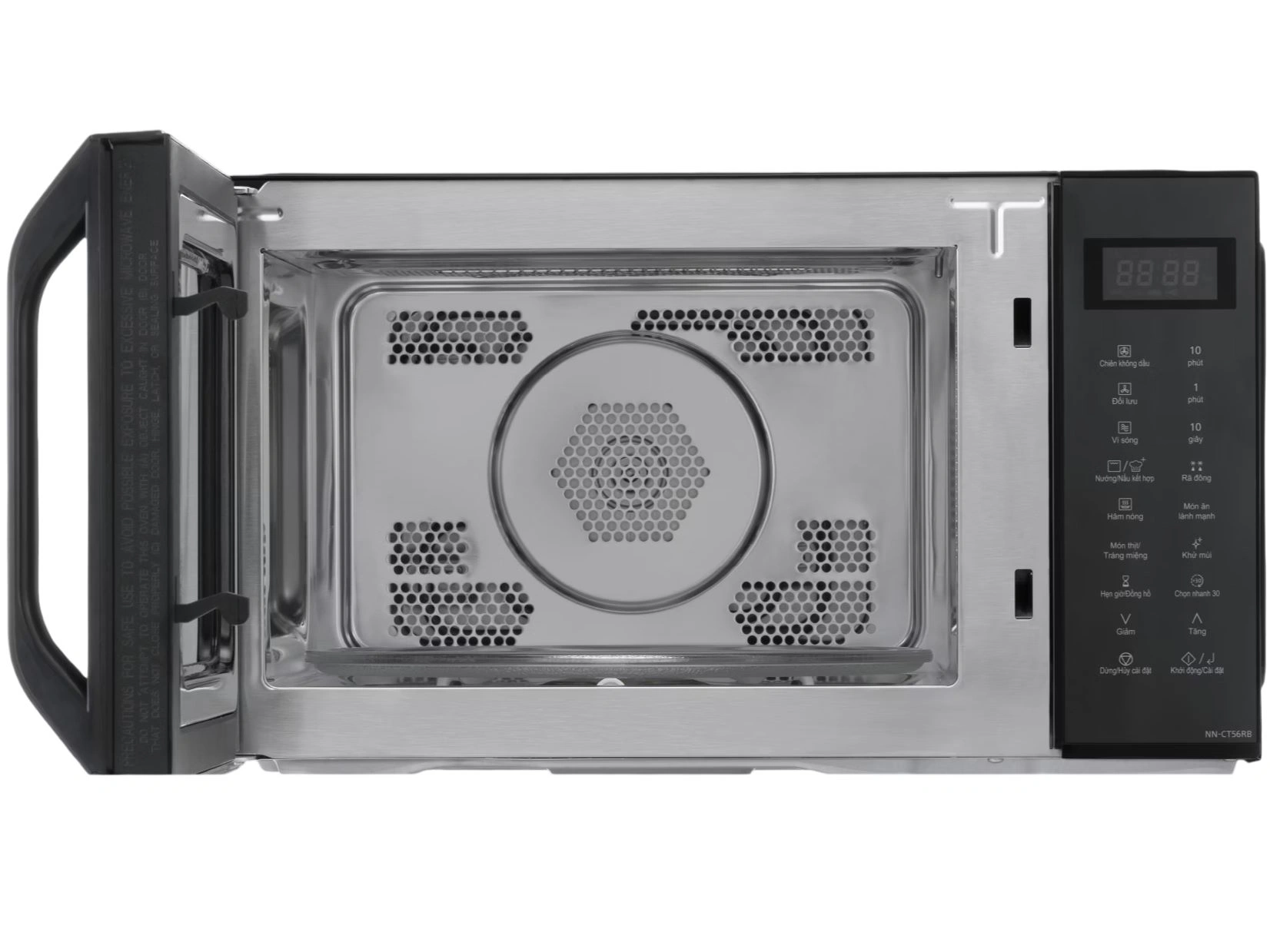 Lò vi sóng Nướng đối lưu Chiên không dầu Panasonic NN-CT56RBYUE 29 lít