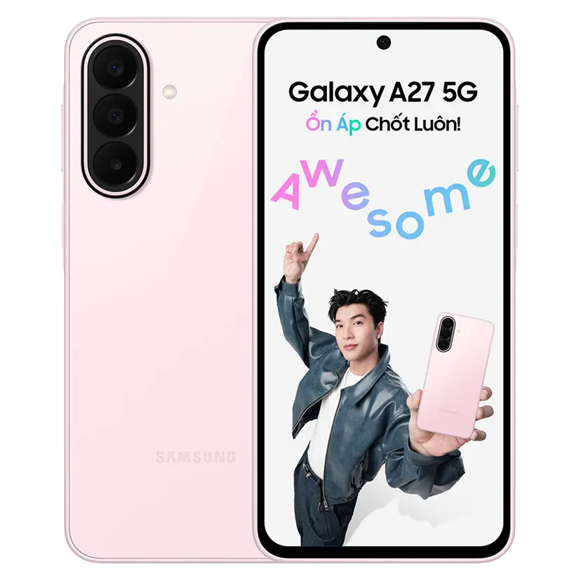 Điện thoại Samsung Galaxy A27 5G (6GB+128GB) (Light Pink) (SM-A276BLIDXXV)