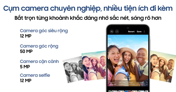 Điện thoại Samsung Galaxy A56 5G 8GB/128GB SM-A566BZKSXXV Chính hãng - Đen